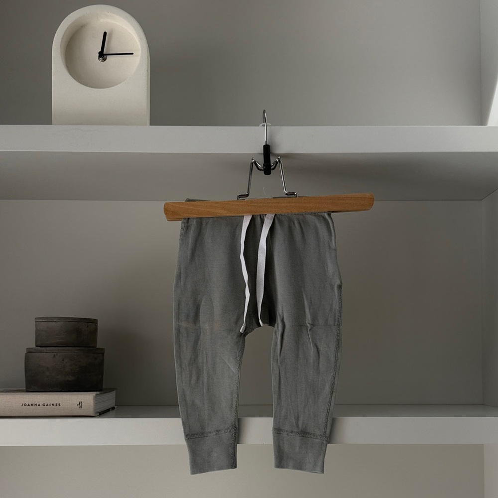 Sapling Baby x Kristin Cavallari  Light Gray Drawstring Jogger Pants